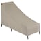 Modern Leisure Chalet Patio Chaise Lounge Cover, 65 in. L x 28 in. W x 29 in. H, Beige 2934 - alternate 1
